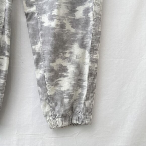 Athleta Womens Farallon Camo Print Jogger Pants Stretch Drawstring Waist Gray 18 - Picture 5 of 15